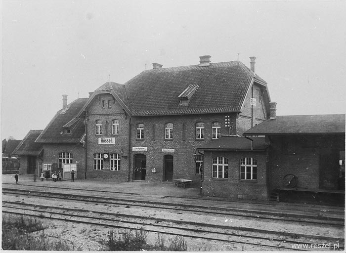 Stacja kolejowa - przed rokiem 1914
