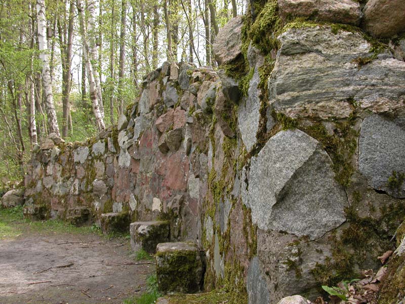 park miejski mur kamienny - dawna nazwa "Żeromski"