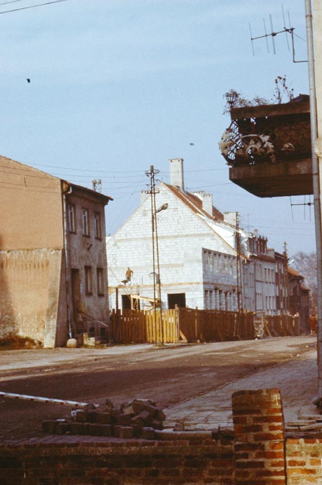 ul. Wł.Reymonta - rok 1984-85, budowa kamienicy nr 5-7