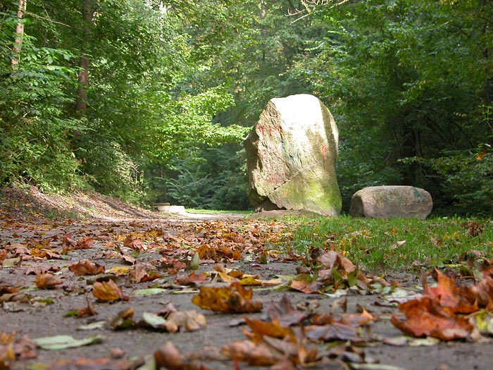 park w jesiennym nastroju