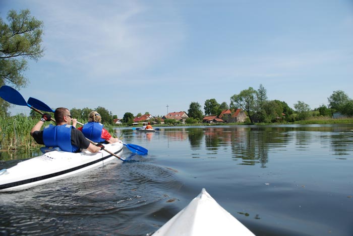 Pilec - spływ kajakowy rz.Dajna na trasie Kiersztanowo-Pilec-Św.Lipka