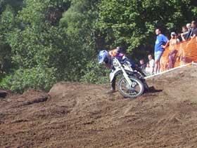 Motocross wrzesień 2005 - na torze nie jest łatwo fot. Przemysław Dudek