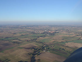 widok na Gminę Reszel fot. Aeroklub Olsztyn