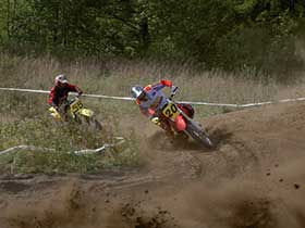 motocross październik 2005 fot.Małgorzata Kępińska