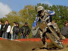 motocross - październik 2005 fot.Małgorzata Kępińska