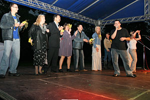 Dożynki 2006 - reszelscy wokalisci fot.Krzysztof Majcher