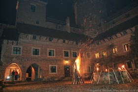 Zamek w Reszlu - na dziedzińcu fot.Krzysztof Majcher
