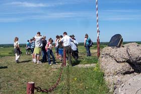 Miejsce pamięci walki żołnierzy polskich w 1939 r. tzw. Polskie Termopile na Górze Strękowej. fot.Koło Ekologiczne Ekozespoły