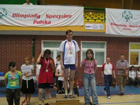 Regionalny Warmińsko-Mazurski Turniej Badmintona  Olimpiad Specjalnych fot.Grzegorz Baten