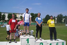Tadeusz Boksiński - złoty medal - p. kulą
 fot.Grzegorz Baten