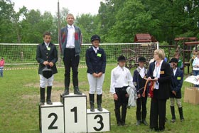 Krzysiu Zapolnik na I miejscu podium
 fot.Grzegorz Baten