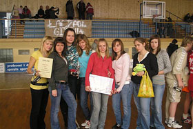 Zespół Orlika Reszel w składzie M.Hryczuk, M.Sędek,  A.Wasilewska, M.Maksymiuk, M.Jaloszewska, M.Juchniewicz, M.Pikała, Z.Pesel fot.Grzegorz Baten