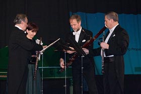 PRO MUSICA ANTIQUA - Leszek Szarzyński -flet, Małgorzata Skotnicka - klawesyn, Jerzy Szafrański  - obój, Wojciech Orawiec - fagot
 fot.Krzysztof Majcher