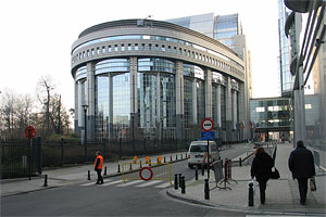 Parlament Europejski - jeden z budynków fot.Krzysztof Majcher
