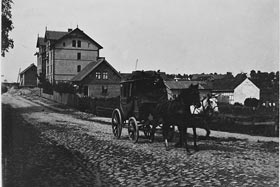 Ul. Kolejowa, w czasach gdy nie by ..., fot.  reszel pl