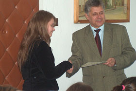 uroczyste wręczenia stypendiów za osiągnięcia sportowe w roku 2007
 fot.Lucyna Macełko