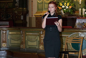 KONCERT MUZYKI I POEZJI w ramach XIV Spotkań Krajowego Funduszu na rzecz Dzieci na Kresach Rzeczypospolitej, Reszel 2008.
 fot.Krzysztof Majcher