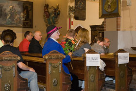 KONCERT MUZYKI I POEZJI w ramach XIV Spotkań Krajowego Funduszu na rzecz Dzieci na Kresach Rzeczypospolitej, Reszel 2008.
 fot.Krzysztof Majcher