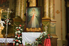 Intronizacja obrazu Jezusa Miłosiernego
 fot.Krzysztof Majcher