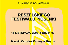 ELIMINACJE DO 16 EDYCJI RESZELSKIEGO FESTIWALU PIOSENKI fot. Organizatorzy