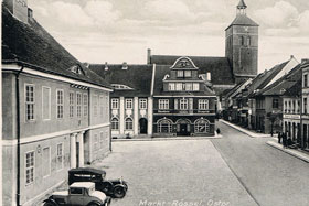 Zdjęcie Reszla z okresu międzywojennego
 fot. B. Kruttke, Schreibwarenhandlug