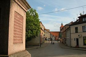 plac Paderewskiego - widok na starówkę fot. Marek Płócienniczak