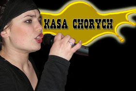 Nina Kodorska w nagraniu programu z legendarnym 
zespołem bluesowo-rockowym KASA CHORYCH fot.Beata Kilanowska