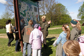 Podsumowanie Wojewódzkiego Konkursu ”Spotkanie z przyrodą” odbyło się w leśniczówce Borowo.