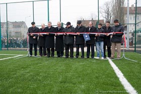 Uroczyste otwarcie kompleksu sportowego - –ORLIK 2012”.
 fot.Krzysztof Majcher