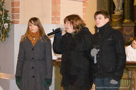 Anna Kulesza, Amanda Kilanowska, Hubert Ziółek.
 fot.Krzysztof Majcher