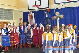 Dzień folkloru w Szkole Podstawowej nr 3 w Reszlu
