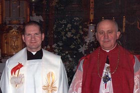 ks. Marcin Wrzos i ks. Dyzma Wyrostek
 fot. archiwum prywatne