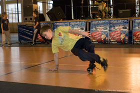 Break dance w wykonaniu najmłodszych
 fot.Krzysztof Majcher