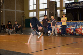 Break dance w wykonaniu najmłodszych
 fot.Krzysztof Majcher