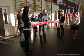 Uroczystego otwarcia nowo zmodernizowanej sali gimnastycznej
 fot.Krzysztof Majcher