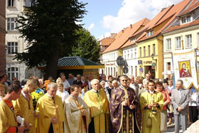 Uroczyste poświęcenie pomnika
 fot. archiwum prywatne