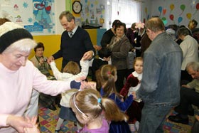 Świeto Babci i Dziadka w grupie starszaków
 fot.Jolanta Grzyb