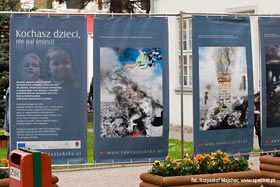 Wystawa Fundacji ARKA pt: Kochasz dzieci, nie pal śmieci
 fot.Krzysztof Majcher
