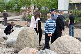 Uroczyste otwarcie Reszelskiego Lapidarium Geologicznego fot.Krzysztof Majcher