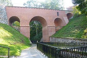 Widok mostu Wysokiego od ulicy Płowce.
 fot.Katarzyna Rawa-Gładych