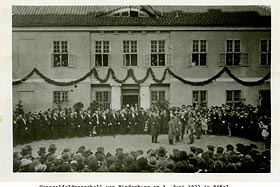 Wizyta Hindenburga w Reszlu 3 czerwca 1922 fot. archiwum prywatne