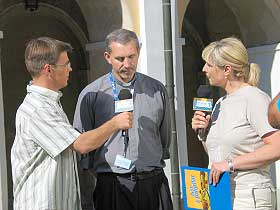 "Lato z Jedynką", Św. Lipka - Piotr Świac, ks. Tomasz Ortman SJ - organizator Jezuickich Dni Młodzieży, Iwona Schymalla