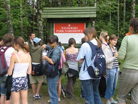 Drugi dzień wycieczki – Wigierski PN.