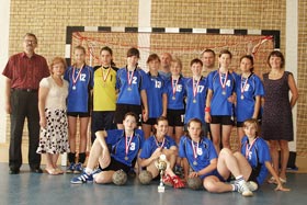 szczypiornistki Gimnazjum nr 1 w Reszlu