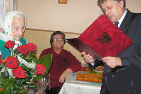 Pani Anna Semerak obchodziła swoje 100 -letnie urodziny