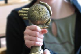 Brązowa statuetka "Przyjaciel Ziemi" dla Gimnazjum za trzyletnią realizację Programu ekozespołów (2004/2005).
