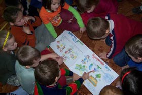Zajęcia o wodzie z dziećmi z Oddziału Przedszkolnego SP nr 3 w Reszlu