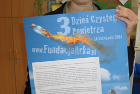 Do przygotowania i przekazania naszych materiałów wykorzystałyśmy plakaty Fundacji Arka.