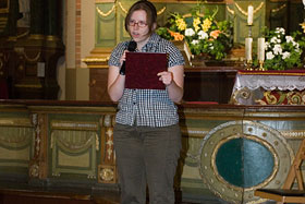 KONCERT MUZYKI I POEZJI w ramach XIV Spotkań Krajowego Funduszu na rzecz Dzieci na Kresach Rzeczypospolitej, Reszel 2008.