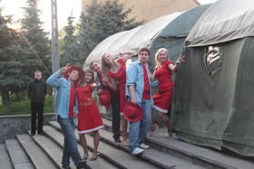 Festiwal Muzyki Folkowej – „Bartoszyce 2008” -Farma - już po występie